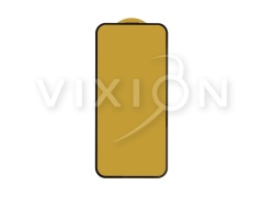 Защитное стекло 6D для iPhone 15 Plus (черный) (VIXION) тех пак
