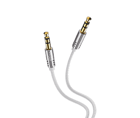 Кабель AUX VIXION PRO (VX-20) 2 x Jack 3,5 (M) (1м) (белый)