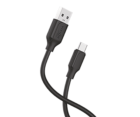 Кабель USB VIXION PRO (VX-08c) 3,5A Type-C (1м) (черный)