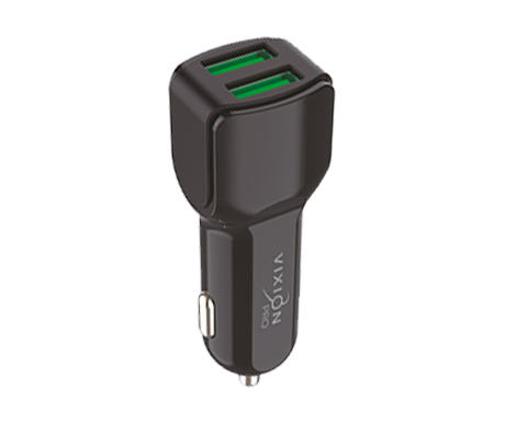 АЗУ VIXION PRO VU-22 (2-USB/2.1A) длинный блок (черный)