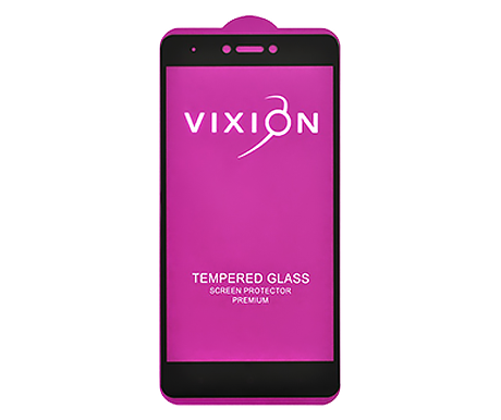 Защитное стекло 6D для Xiaomi Redmi Note 4X (черный) (VIXION)