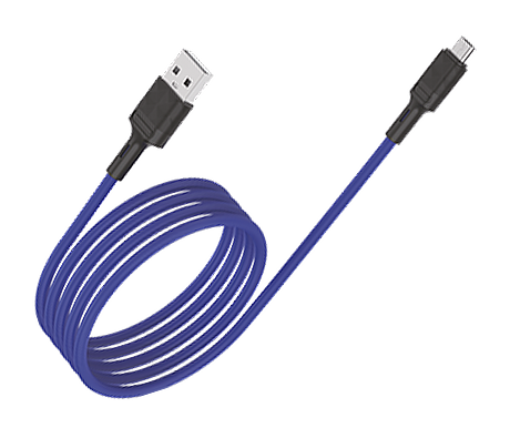 Кабель USB VIXION PRO (VX-07m) microUSB (1м) (синий)