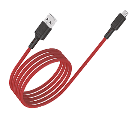 Кабель USB VIXION PRO (VX-07m) microUSB (1м) (красный)