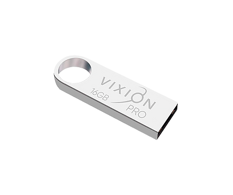 Накопитель USB Flash 16GB 2.0 VIXION PRO Zinc Alloy (серебро)