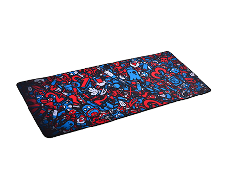 Коврик для мышки Vixion MP24 300x700x3 мм Граффити (красный)