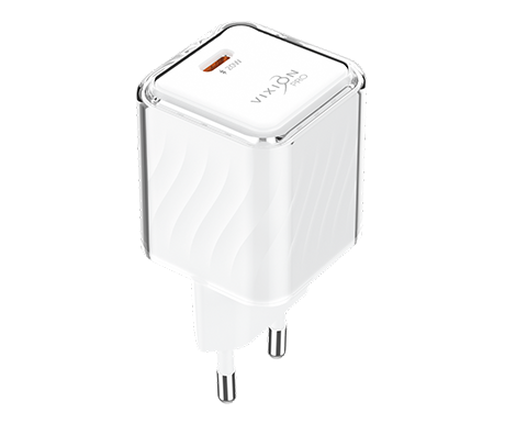 СЗУ VIXION PRO VH-20 (1-Type-C Power Delivery) 20W (белый)