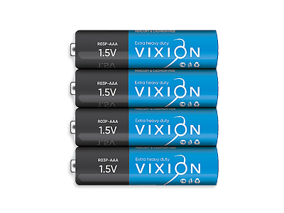 Батарейка Vixion солевая R03P-AAA (в пленке)