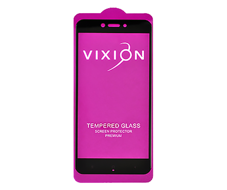 Защитное стекло 6D для Xiaomi Redmi 4A/3/3x/3 Pro (черный) (VIXION)