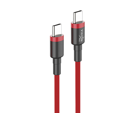 Кабель Type-C VIXION PRO (VX-22c) Type-C 60W (1м) (красный)