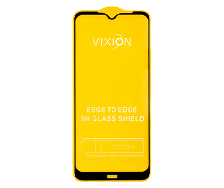 Защитное стекло 6D для Xiaomi Redmi Note 8T (черный) (VIXION)