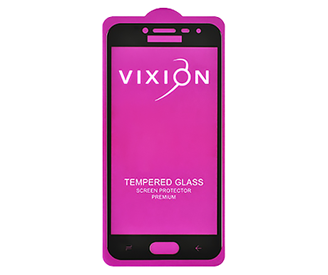 Защитное стекло 6D для Samsung J250F Galaxy J2 (2018) (черный) (VIXION)