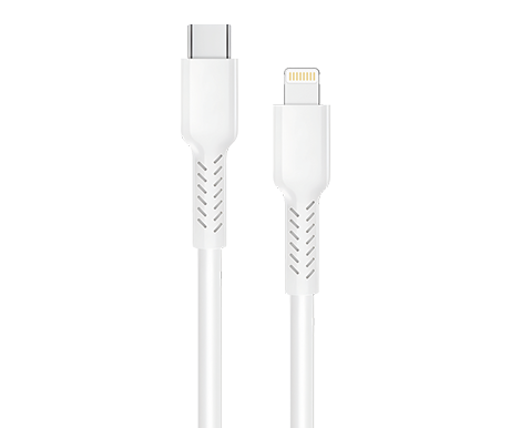 Кабель Type-C VIXION PRO (VX-27i) Lightning 8 pin (1м) (белый)