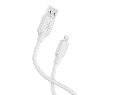 Кабель USB VIXION PRO (VX-08i) 3,5A для iPhone Lightning 8 pin (1м) (белый)