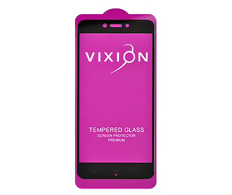 Защитное стекло 6D для Xiaomi Redmi 4X (черный) (VIXION)