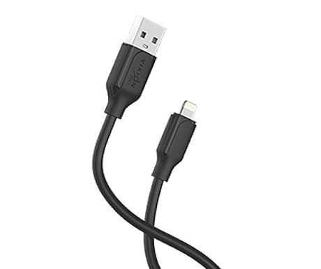 Кабель USB VIXION PRO (VX-08i) 3,5A для iPhone Lightning 8 pin (1м) (черный)