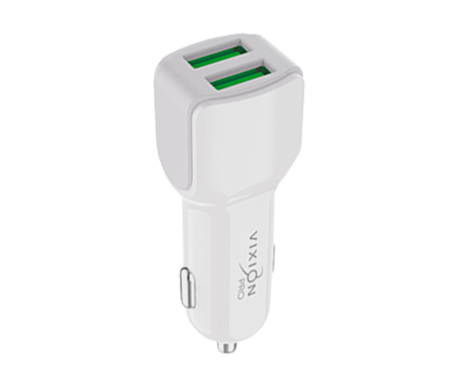 АЗУ VIXION PRO VU-22 (2-USB/2.1A) длинный блок (белый)