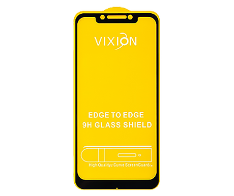Защитное стекло 6D для Xiaomi Pocophone F1 (черный) (VIXION)