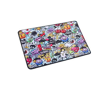 Коврик для мышки Vixion MP35 350x250x3 мм Граффити микс