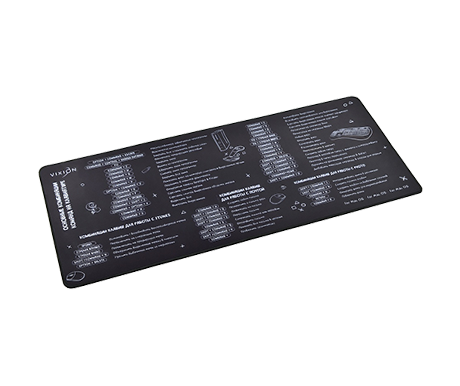 Коврик для мышки Vixion MP15 300x700x3 мм Раскладка для Mac OS