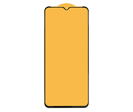 Защитное стекло 6D для Tecno Spark 7/Go 2022 (черный) (VIXION)