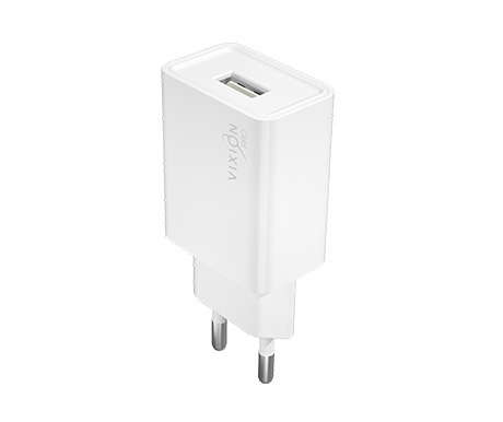 СЗУ VIXION PRO VH-06 (1-USB/2.1A) (белый)