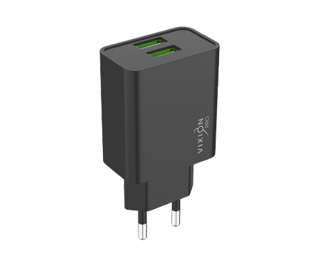 СЗУ VIXION PRO VH-07 (2-USB/2.4A) (черный)