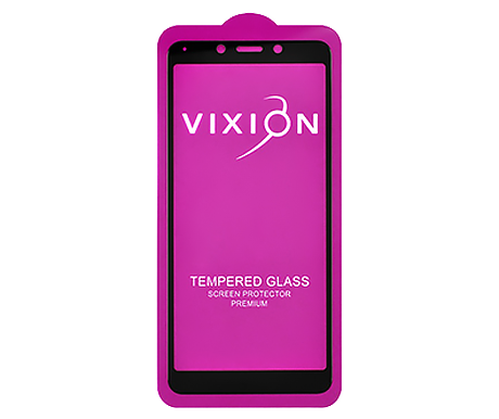 Защитное стекло 6D для Xiaomi Redmi 6/6A (черный) (VIXION)