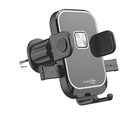 Автодержатель VIXION PRO VR-22 раздвижной в дефлектор (черный)