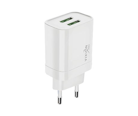 СЗУ VIXION PRO VH-27 (2-USB/2.4A) (белый)