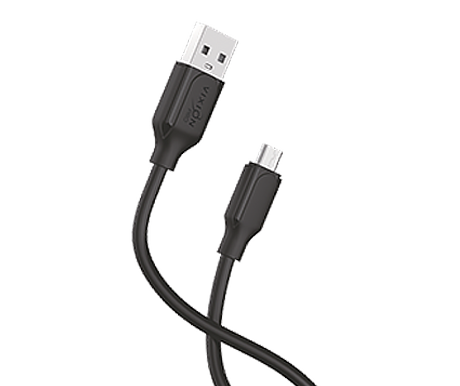 Кабель USB VIXION PRO (VX-08m) 3,5A microUSB (1м) (черный)