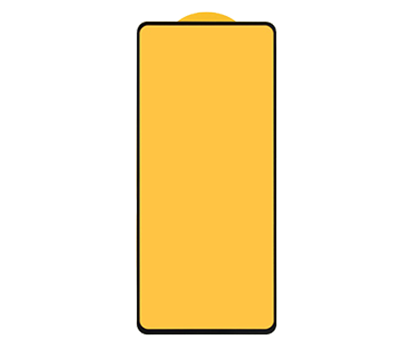 Защитное стекло 6D для Samsung M515F Galaxy M51/A71/A72/A73 5G/Note 10 lite (черный) (VIXION)