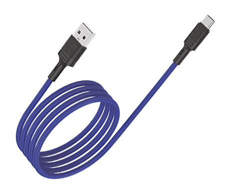 Кабель USB VIXION PRO (VX-07c) Type-C (1м) (синий)