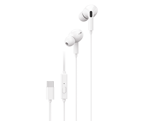 Стереогарнитура внутриканальная VIXION PRO VS-10 Type-C (белый)