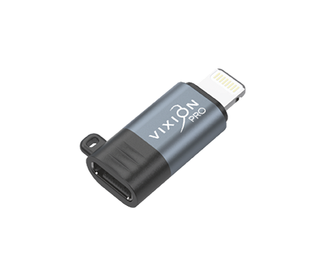Адаптер VIXION PRO VD-03 Type-C - Lightning (серый)