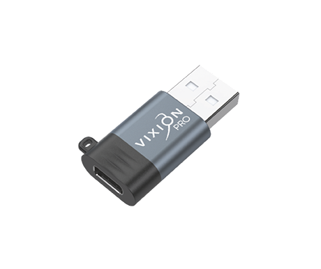 Адаптер VIXION PRO VD-02 Type-C - USB2.0 (серый)