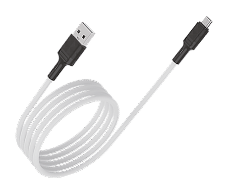 Кабель USB VIXION PRO (VX-07m) microUSB (1м) (белый)