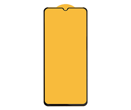 Защитное стекло 6D для Vivo Y20/Y16/Y21/Y02 (черный) (VIXION)