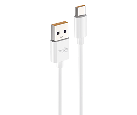 Кабель USB VIXION PRO SE (VX-32c) Power Delivery Type-C 120W (2м) (белый)