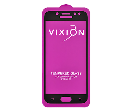 Защитное стекло 6D для Samsung J530F Galaxy J5 (2017) (черный) (VIXION)