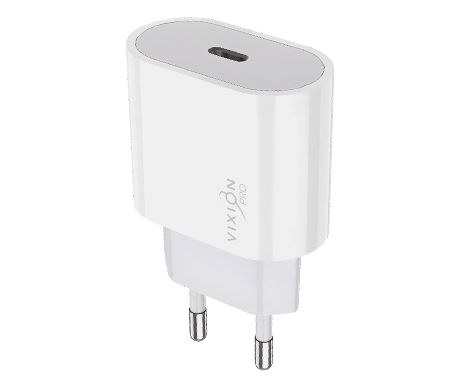 СЗУ VIXION PRO VH-26 (1-Type-C Power Delivery) 20W (белый)