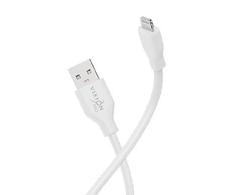 Кабель USB VIXION PRO (VX-02i) для iPhone Lightning 8 pin (1м) (белый)