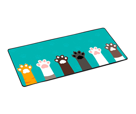 Коврик для мышки Vixion MP53 300x700x3 мм Лапки котят