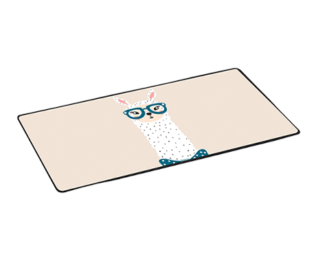 Коврик для мышки Vixion MP48 300x700x3 мм Лама в очках