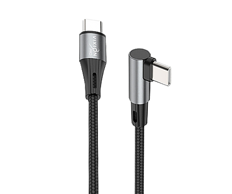 Кабель Type-C VIXION PRO (VX-16c) Type-C 60W угловой (1м) (серый)