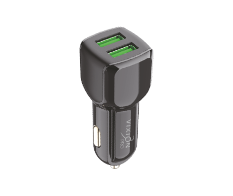 АЗУ VIXION PRO VU-12 (2-USB/2.1A) (черный)