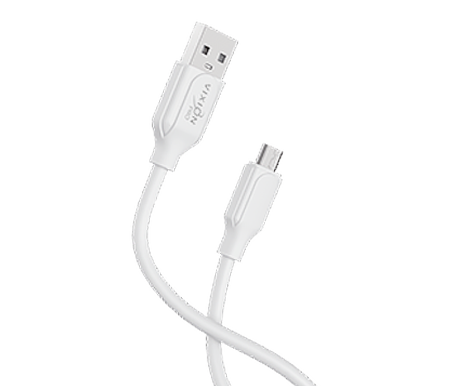 Кабель USB VIXION PRO (VX-08m) 3,5A microUSB (1м) (белый)