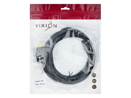 Кабель VIXION CAB14 HDMI (M) - DVI-D (M) 3m (черный)