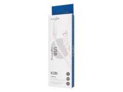 Кабель USB VIXION (K28i) 3,5A для iPhone Lightning 8 pin (1м) (белый)