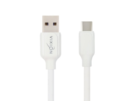 Кабель USB VIXION (K28c) 3,5A Type-C (1м) (белый)