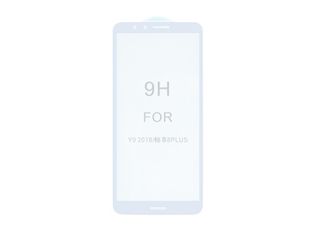 Защитное стекло 3D для Huawei Y9 2018 (белый) (VIXION)